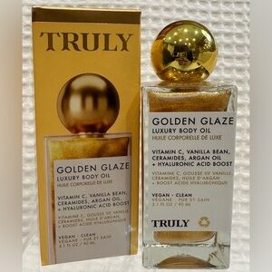 New In Box TRULY Golden Glaze Luxury Body Oil~3.1  oz/90ml~$38